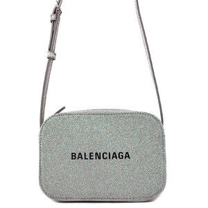 BALENCIAGA Everyday Camera Bag XS Glitter Shoulder